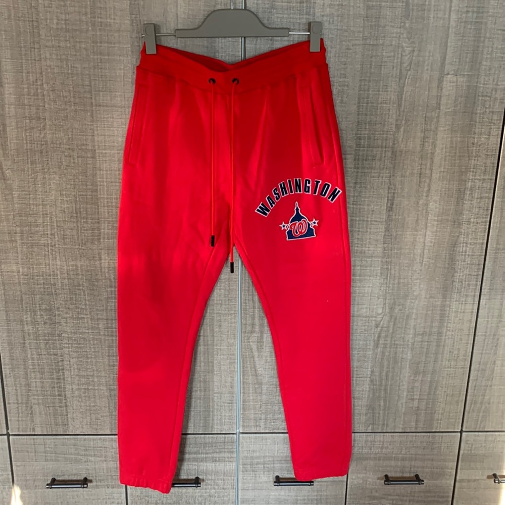 Pro Standard Mens Nationals Stacked‎ Logo Joggers